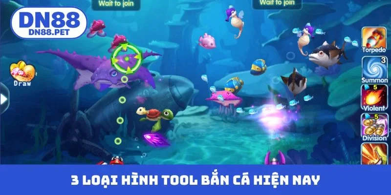 3 loại hình tool bắn cá đỉnh chóp hiện nay