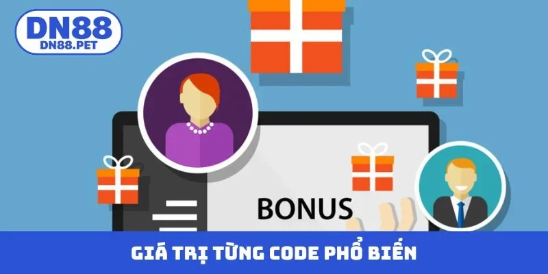 Giá trị từng code phổ biến