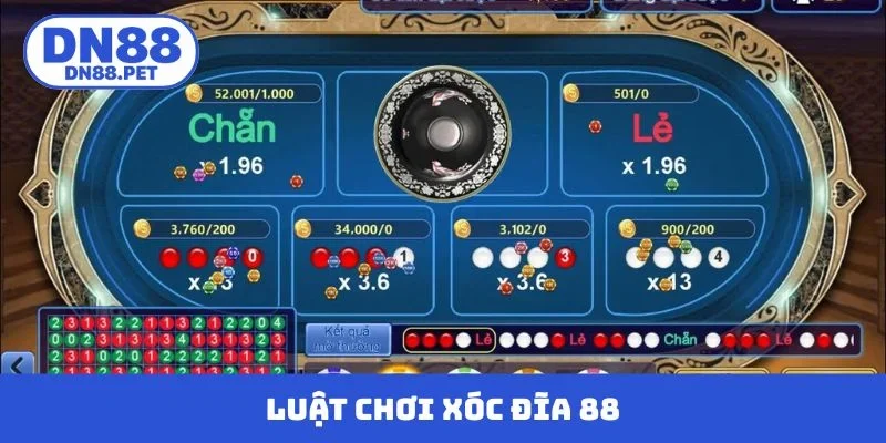 Luật chơi xóc đĩa 88