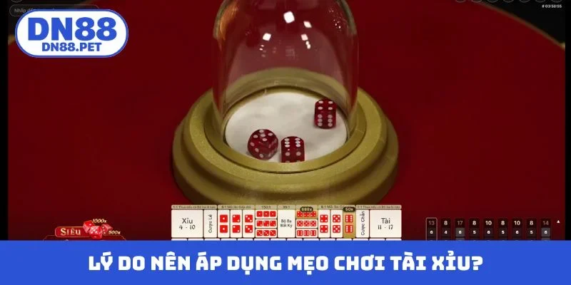 Lý do hội viên nên áp dụng mẹo chơi tài xỉu?