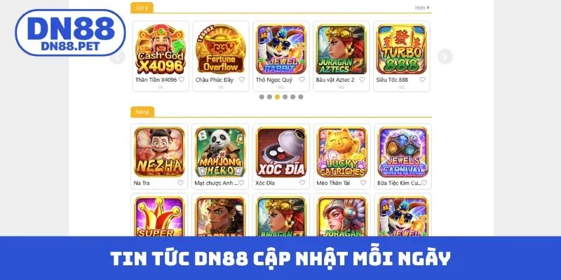 Tin tức DN88 cập nhật siêu tốc mỗi ngày